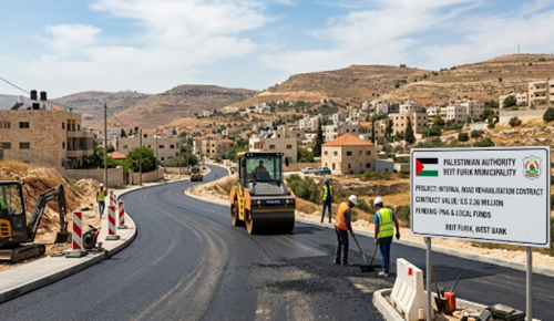 Palestine Awards ILS 2.38 Million Internal Road Rehabilitation Contract in Beit Furik